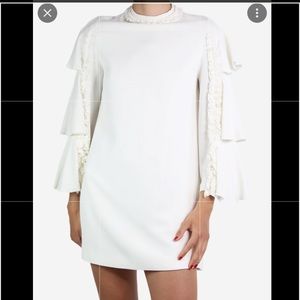 Alexis Size XS White Long Sleeve Dress